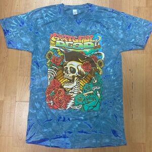 Grateful Dead Ship of Fools Lyric Men’s Tie Dye Shirt Available in M…